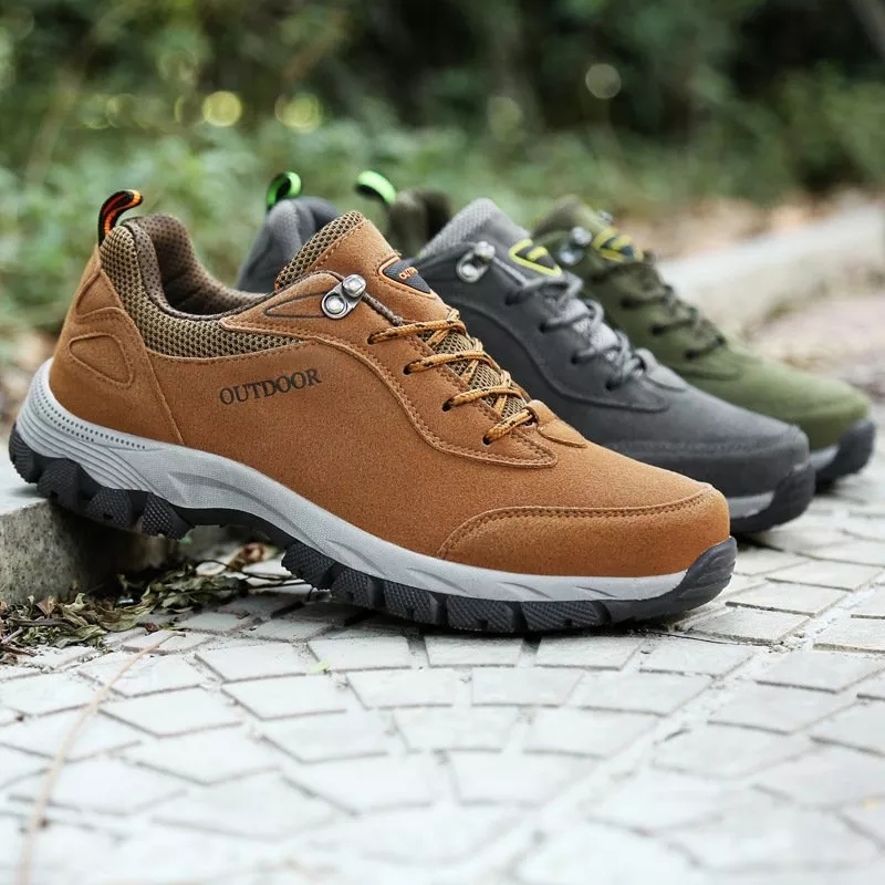 Men's good arch support outdoor breathable walking shoes
