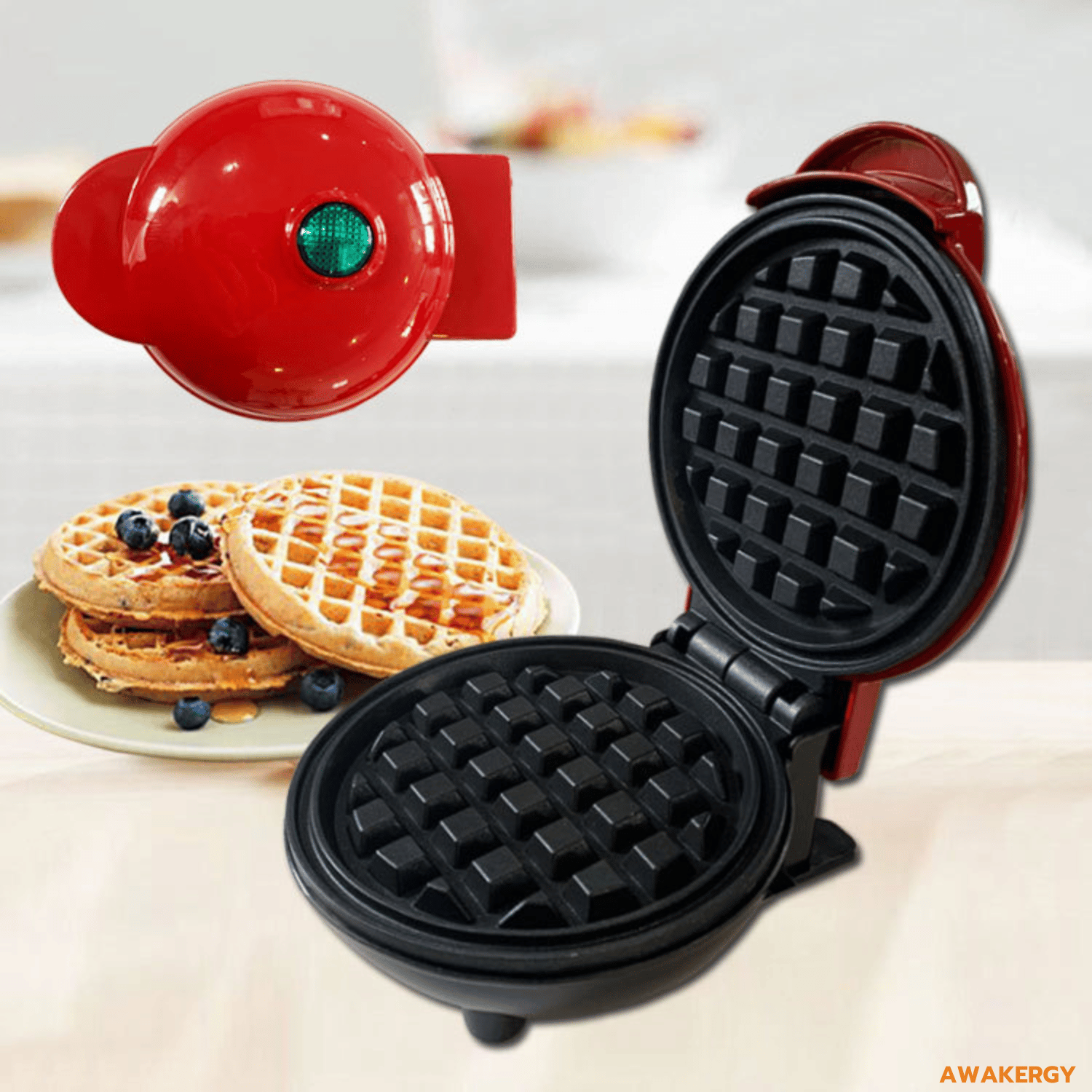 🔥 Mini Waffle Maker