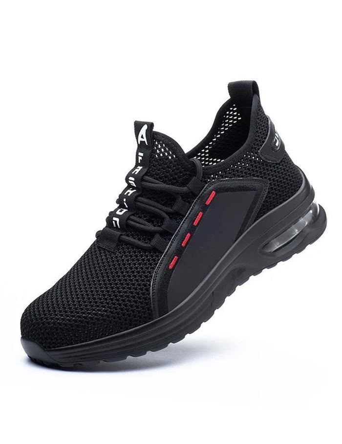 Ultra-Light Breathable Fashion Work Shoes - Black