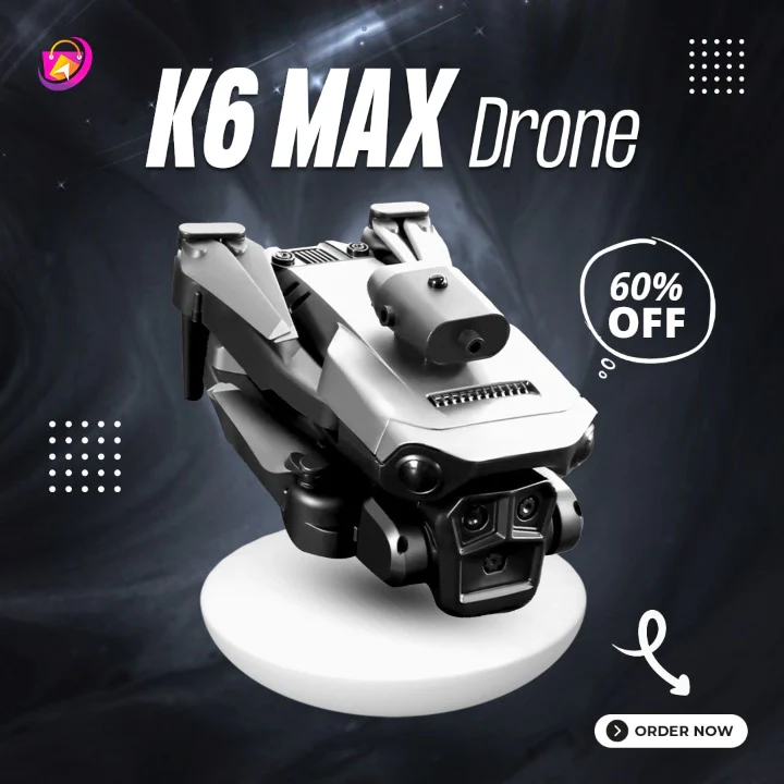 🔥New year 2024 Sale 60% OFF🔥🚁The latest 4K HDR Triple Camera Drone K6 MAX in 2024