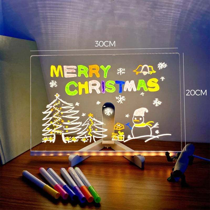 (🌲Early Christmas Sale🎁)-✨LED Note Board with Colors🎨