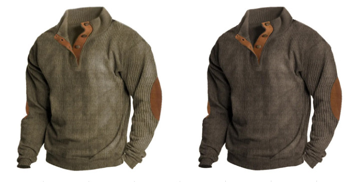 🔥 BLACK FIRDAY 50% OFF 🔥 Men's Outdoor Casual Stand Collar Long Sleeve Sweatshirt