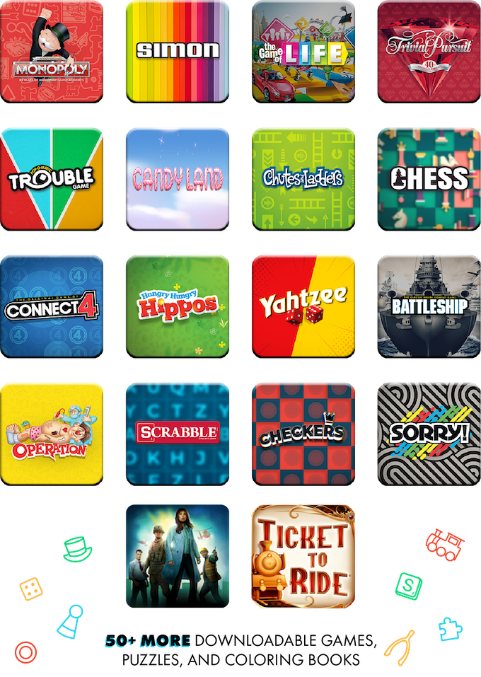 Board Game Touchscreen Table Includes over 45 Games WIFI Downloadabl