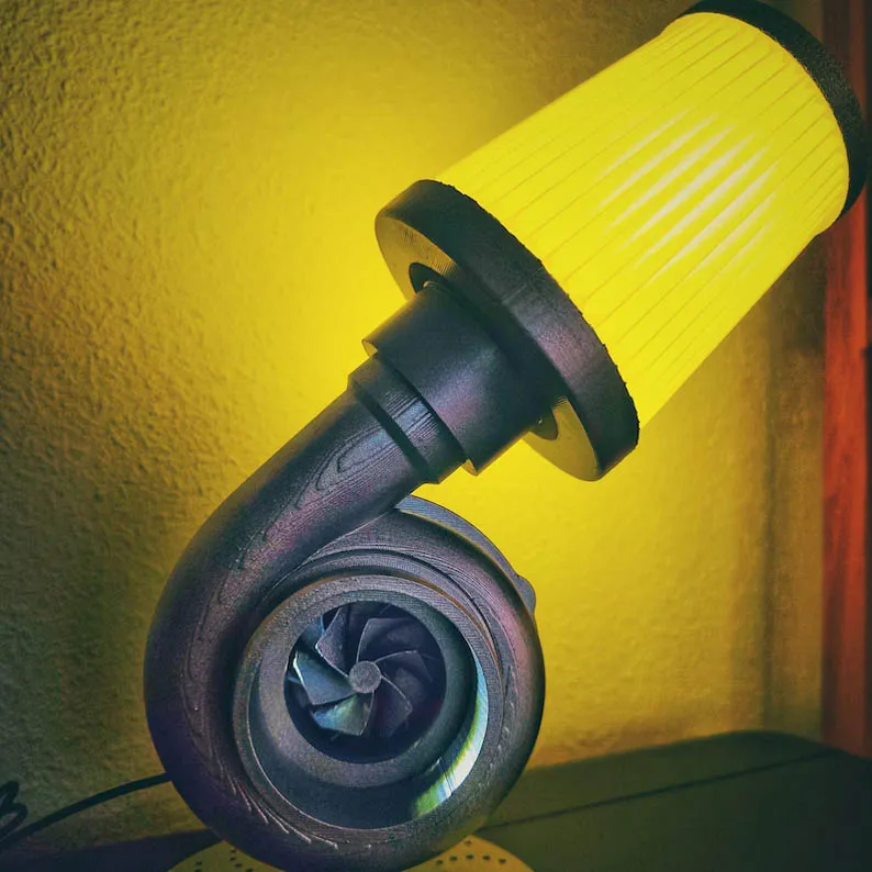 Turbo Lamp with Brake Disc Base