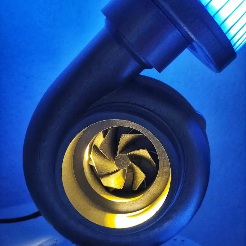 Turbo Lamp with Brake Disc Base