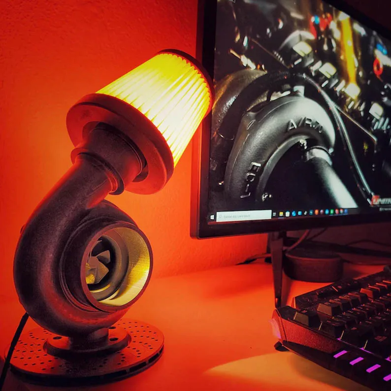 Turbo Lamp with Brake Disc Base