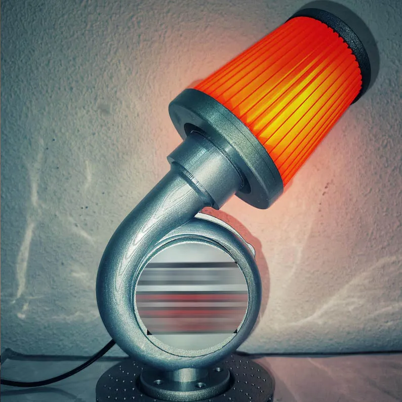 Turbo Lamp with Brake Disc Base