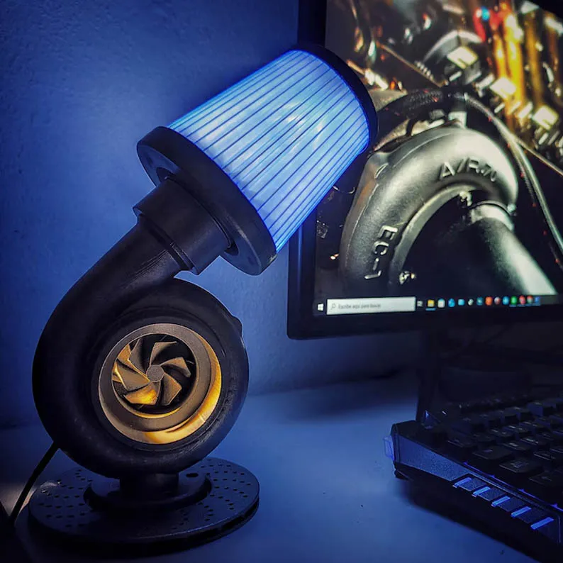 Turbo Lamp with Brake Disc Base