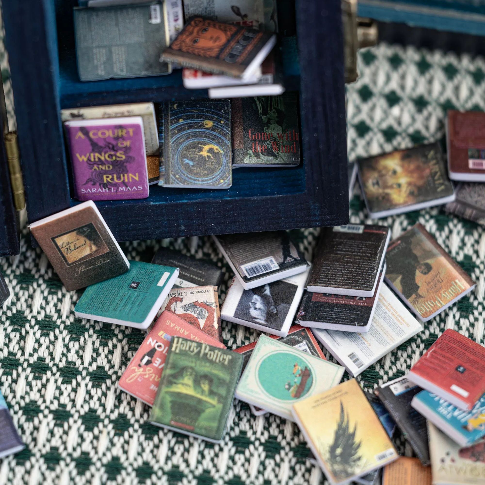 Vintage Pocket Edition Anxiety Bookcase