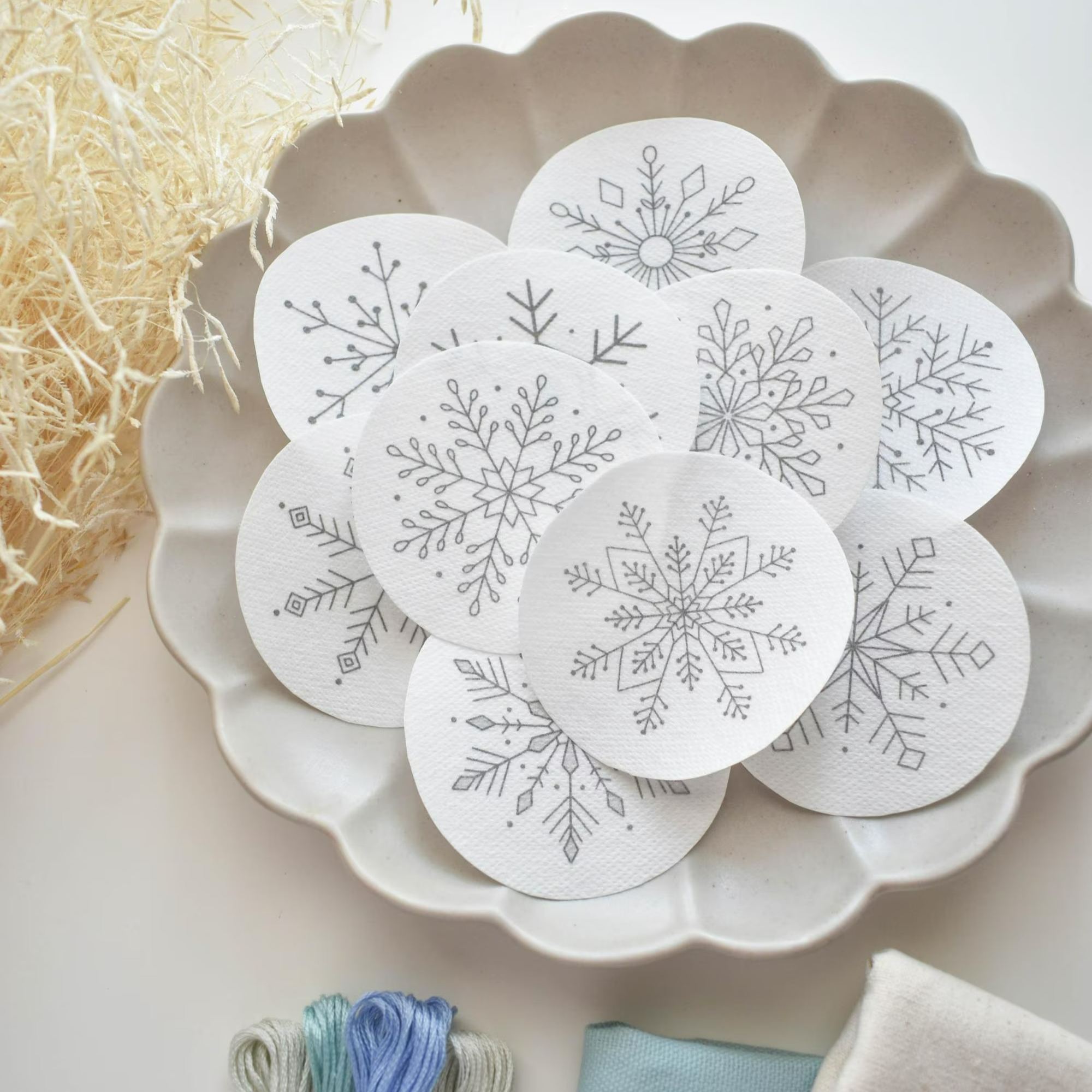 Christmas Snowflakes Embroidery Designs