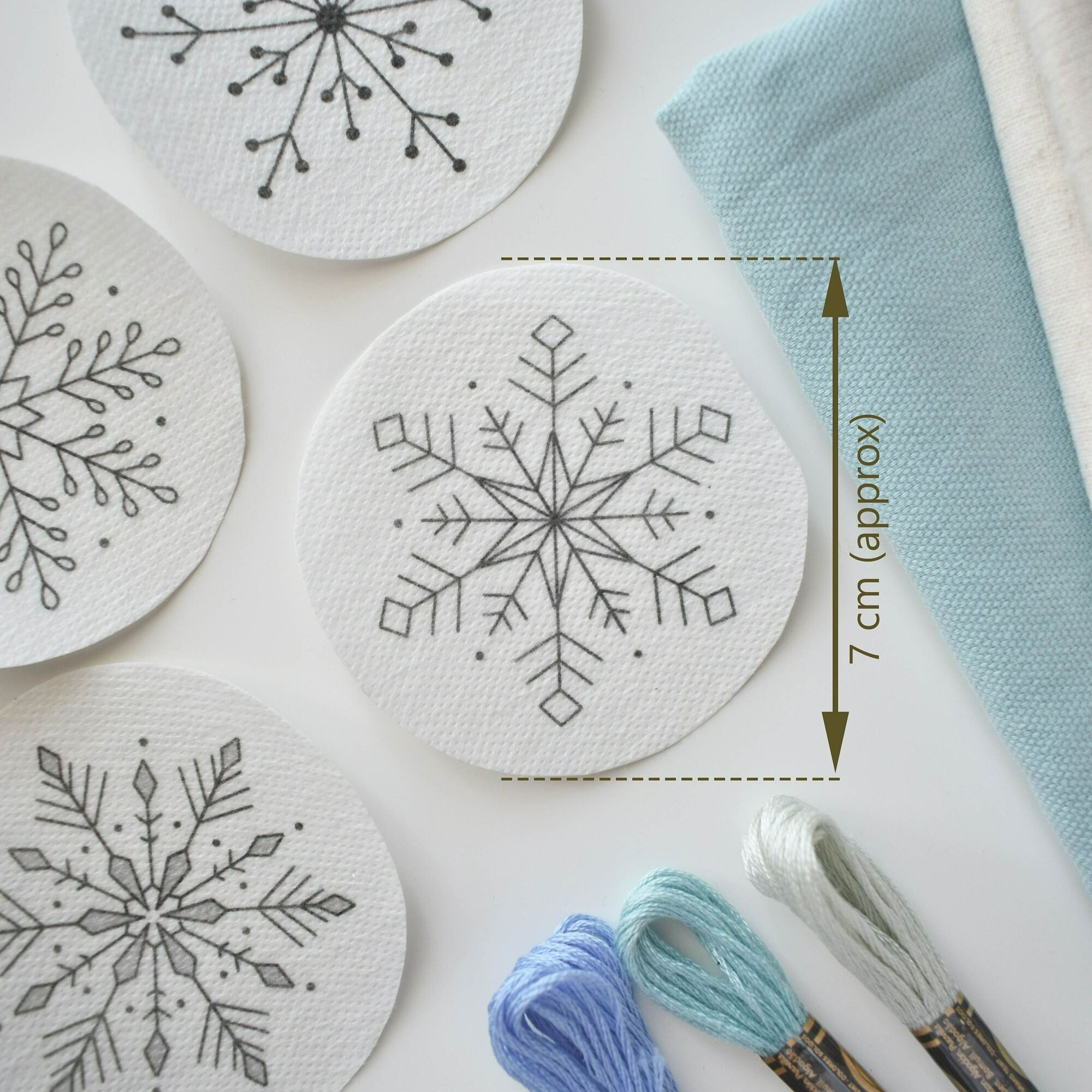 Christmas Snowflakes Embroidery Designs