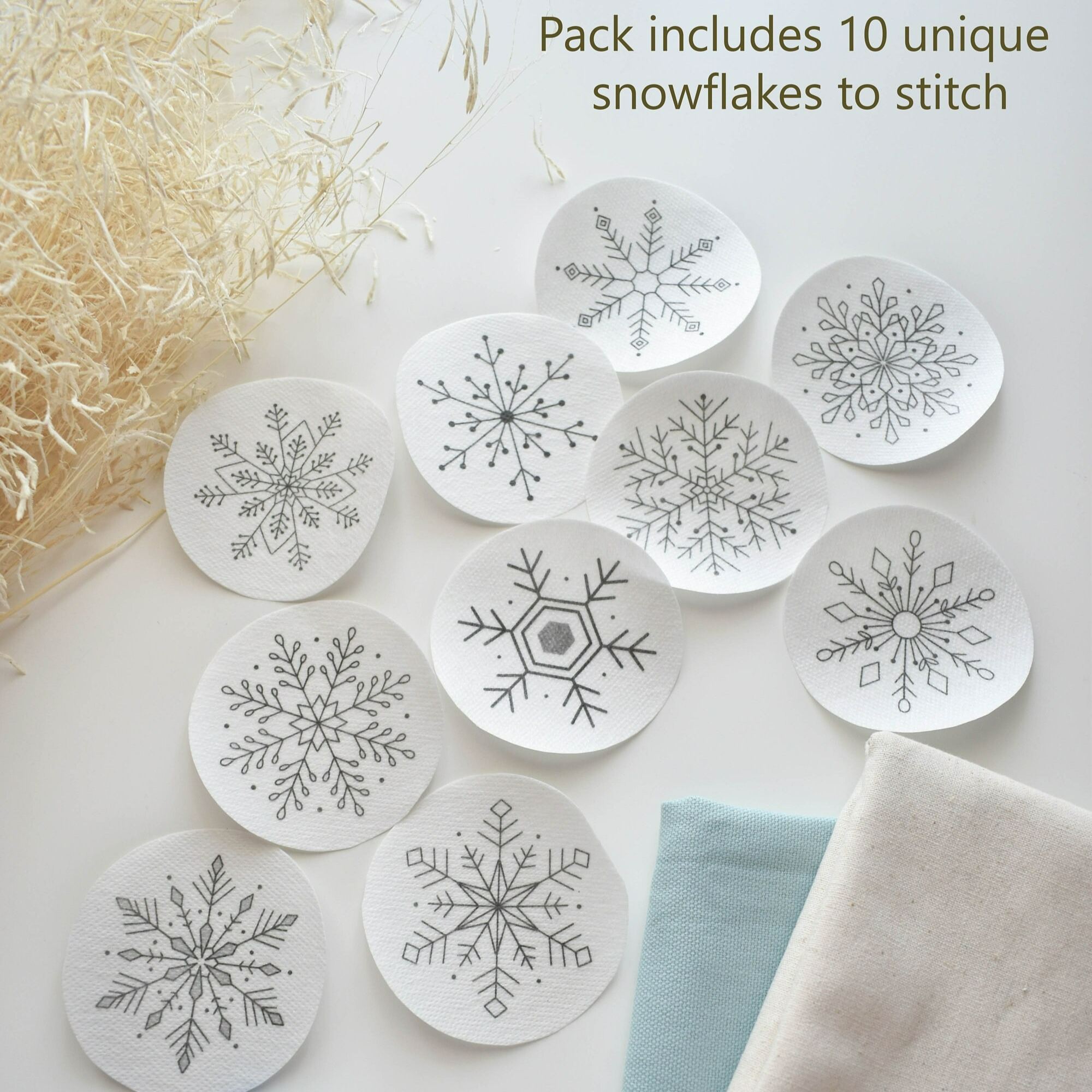 Christmas Snowflakes Embroidery Designs