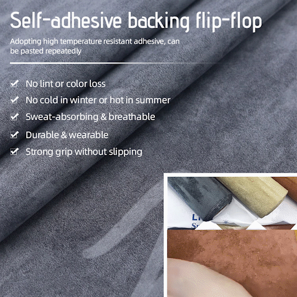 Microfiber Suede Fabric self Adhesive car Wrapping Film Imitation Leat