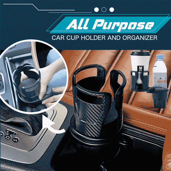 Beker Holder - All Purpose Car Cup Holder And Organizer