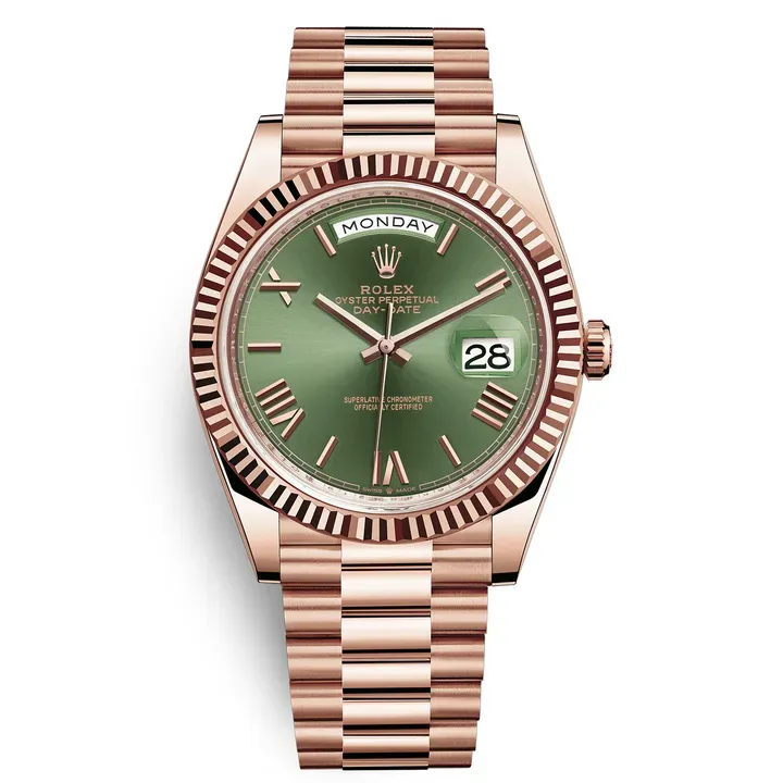 Rolex Day-Date 40 Olive Green Dial 228235 60Th Anniversary