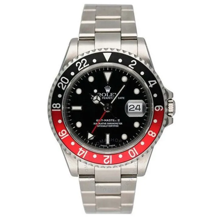 Rolex Gmt-Master Ii Automatic Chronometer Black Dial Men Watch 40Mm