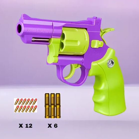 Fidget Revolver - Foam Ejecting Toy