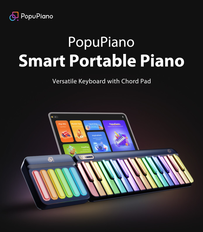 PopuPiano Smart Portable Piano MIDI Controller – PopuMusic