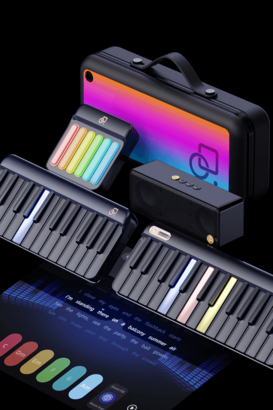 PopuPiano Smart Portable Piano MIDIキーボード PopuPiano Smart Portable Piano MIDIキーボード