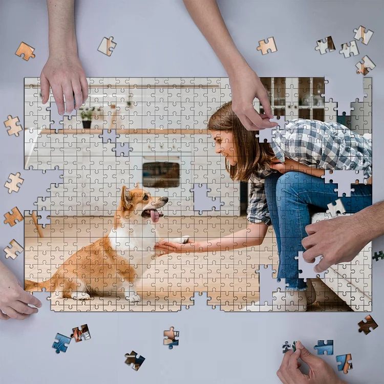 ✏Puzzle-uri din lemn personalizate conform imaginii clientului