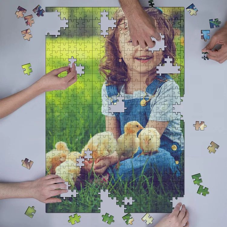 ✏Puzzle-uri din lemn personalizate conform imaginii clientului