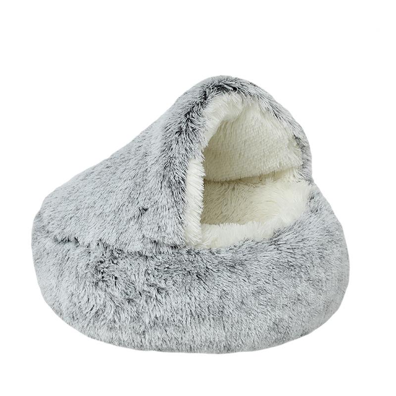 🔥Reducere de 50% - 🐶Casă semiînchisă pentru animale de companie Winter Warm Shell