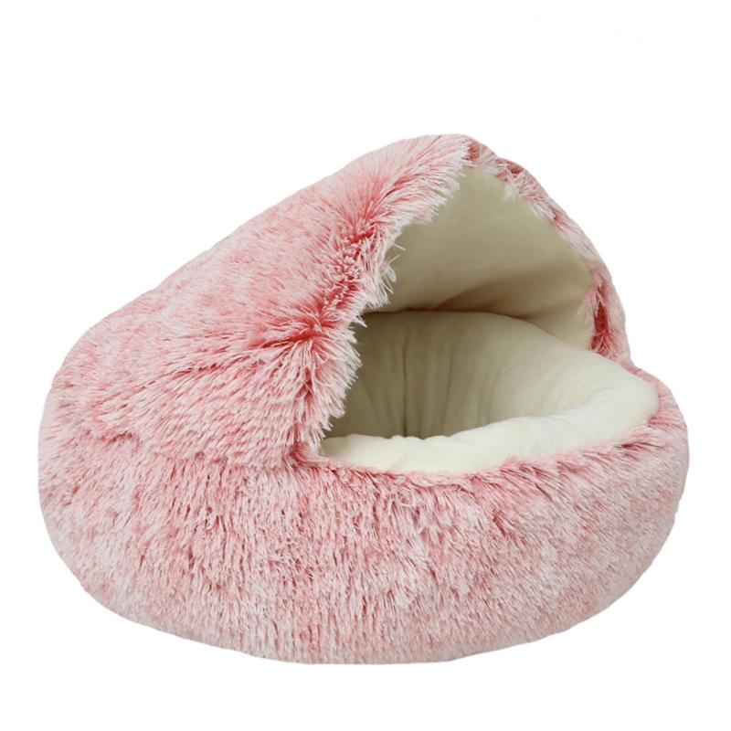 🔥Reducere de 50% - 🐶Casă semiînchisă pentru animale de companie Winter Warm Shell