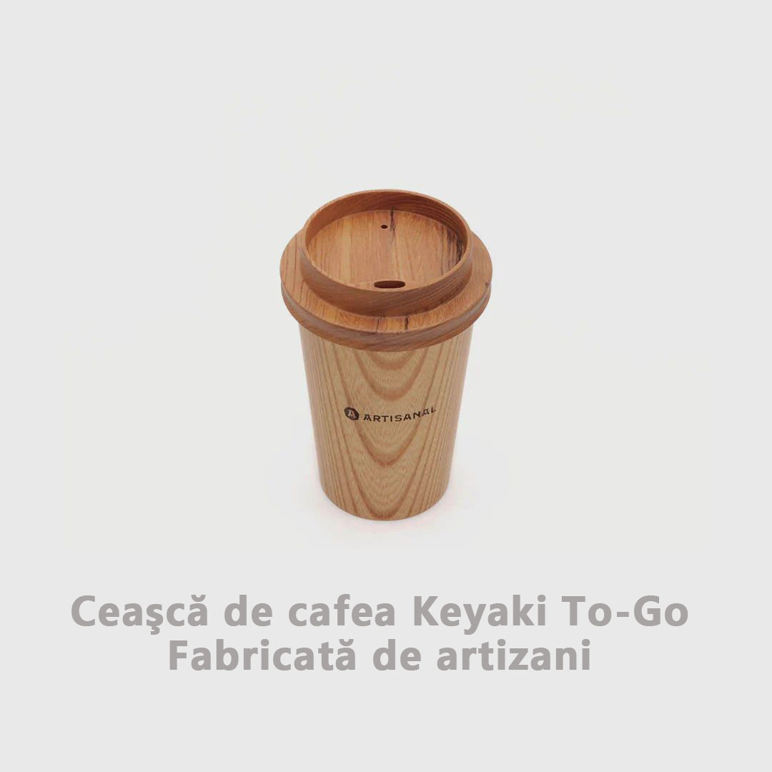 Cupa de cafea Keyaki To-Go: Combinația perfectă între măiestria tradițională și designul modern