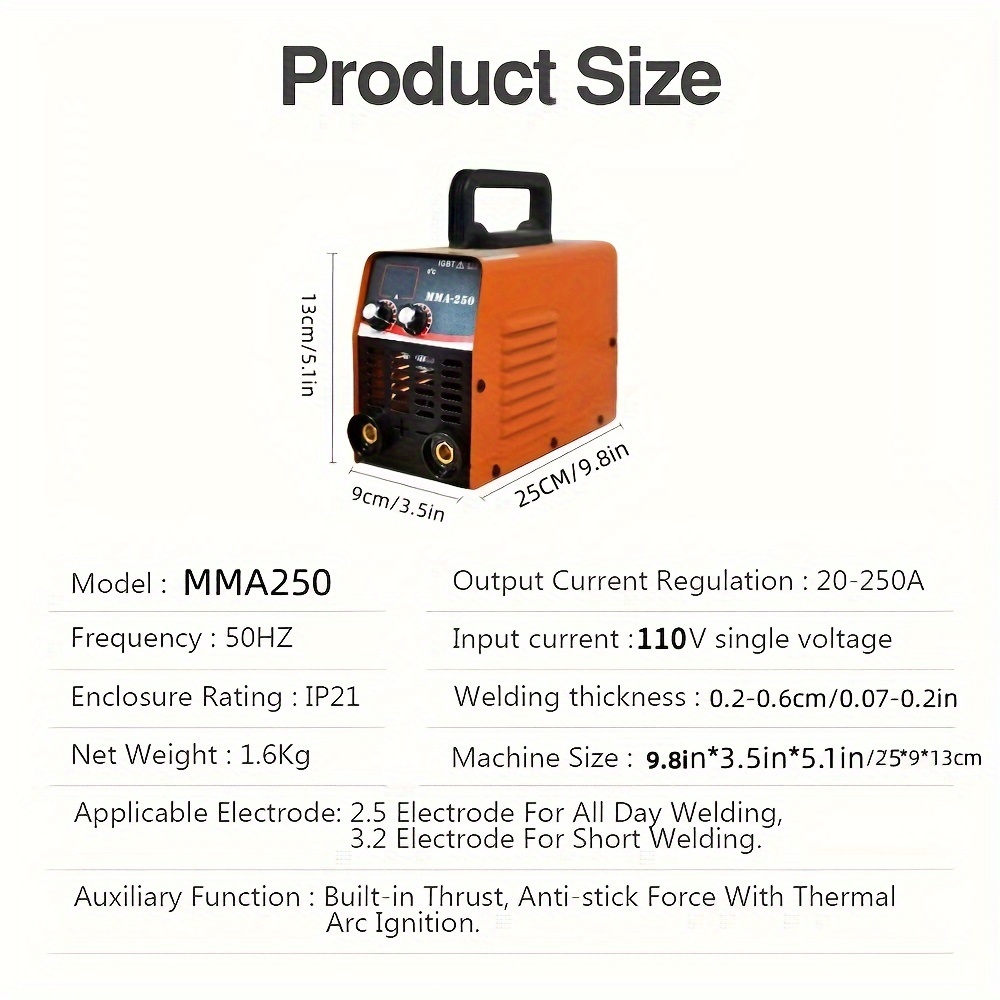 Masina de sudura cu invertor 220V cu miez de cupru compact mini portabil de uz casnic + pachet unelte