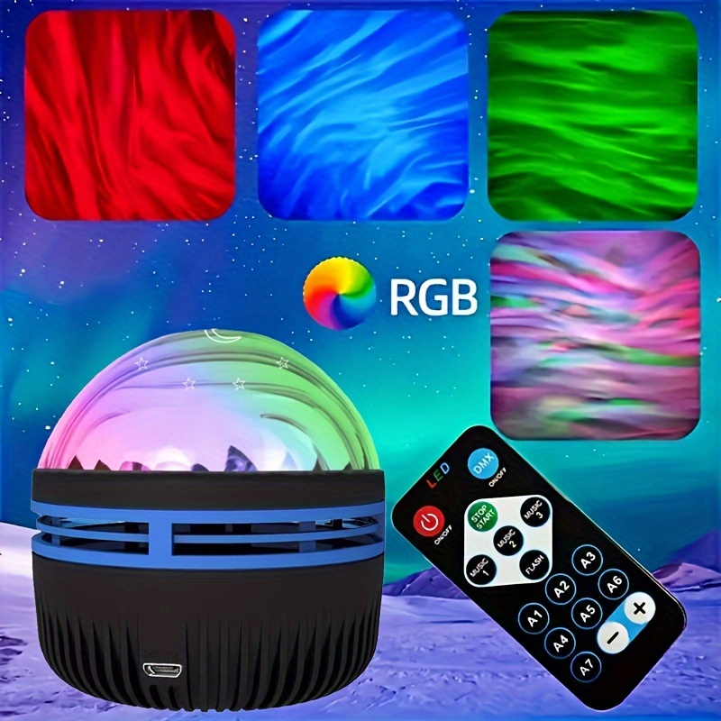 1 buc Northern LED Lights - Perfect pentru atmosfera interioară, petreceri de vacanță, decor case și cadouri de Crăciun