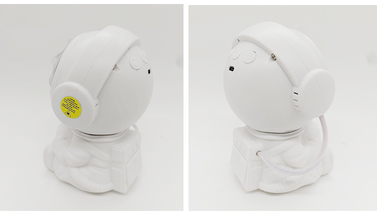 Lampă cu cer înstelat astronaut care îmbrățișează luna, lampă proiector nebuloasă de vis colorată rotativă, lumină de noapte astronaut în trei culori