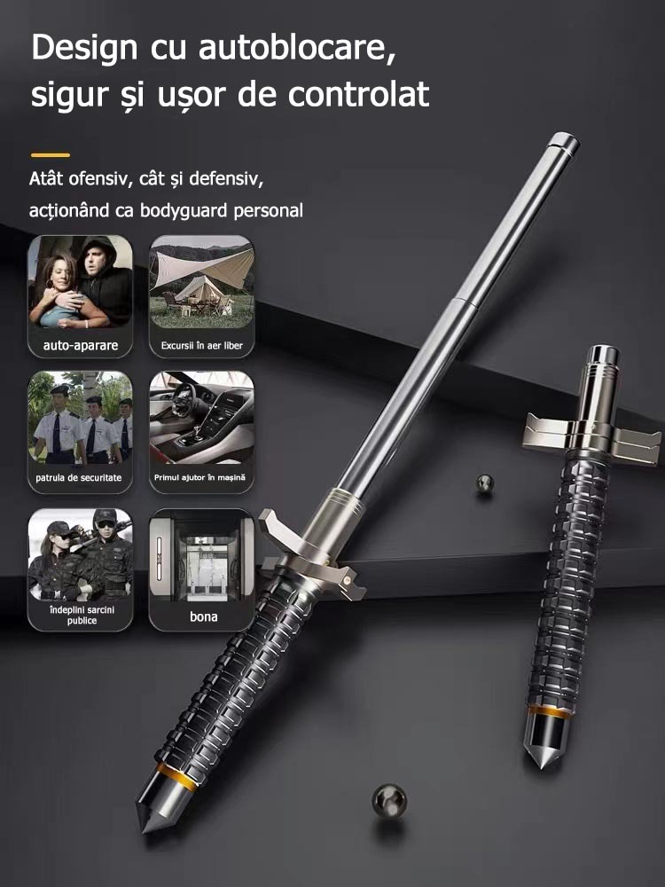 🌟50% reducere-💪Băt telescopic de autoapărare