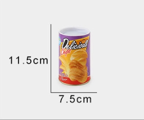 Șarpe care sărită cu chipsuri de cartofi