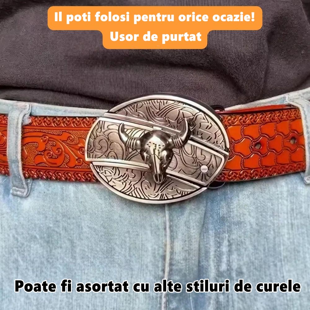 💖50% reducere - centură de autoapărare exterioară din piele de vacă pură