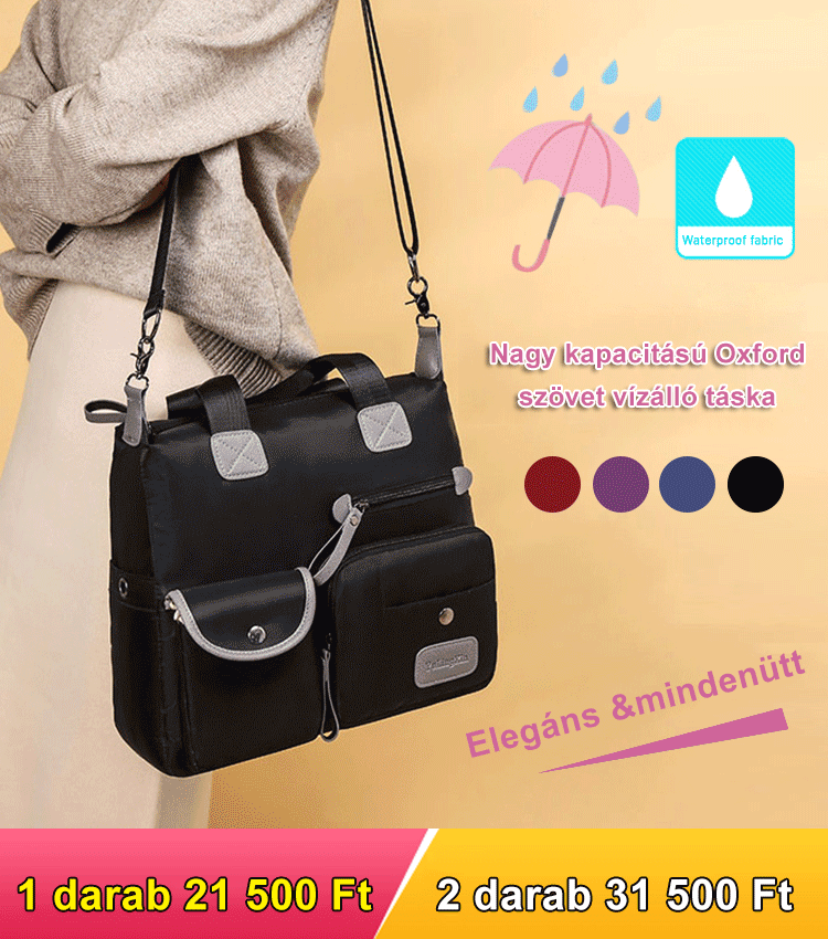 2023 New Nylon Lady's Shoulder Bag Fashion Handbag Waterproof Crossbody Bag Large Capacity Multifunctional Handbag Travel Messenger