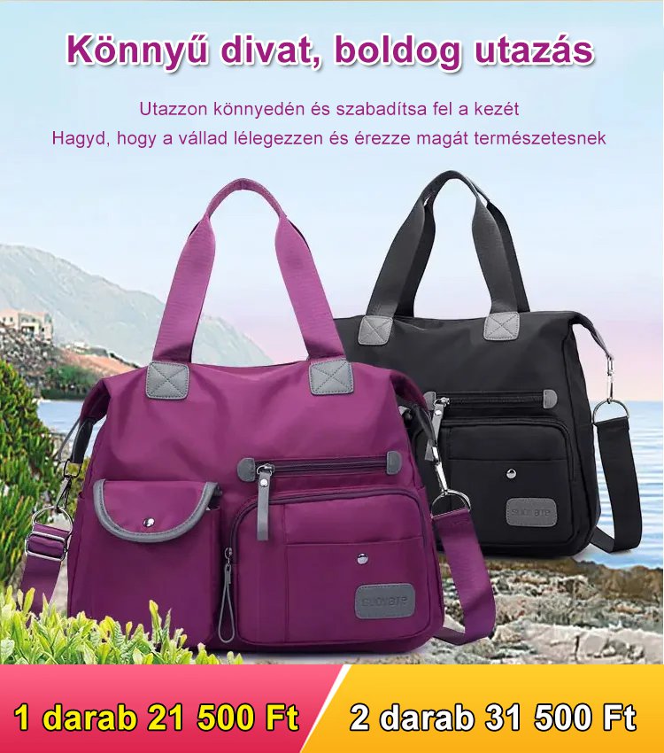 2023 New Nylon Lady's Shoulder Bag Fashion Handbag Waterproof Crossbody Bag Large Capacity Multifunctional Handbag Travel Messenger
