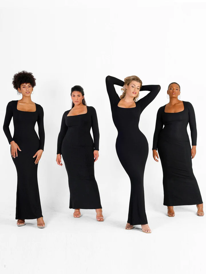 Rochii de lounge modale Built-In Shapewear