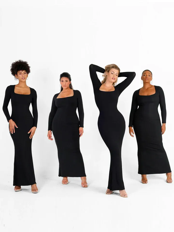 Rochii de lounge modale Built-In Shapewear