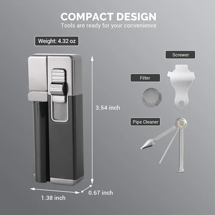 YUSUD 2 in 1 set di brichete portatile per i tuoi metalli