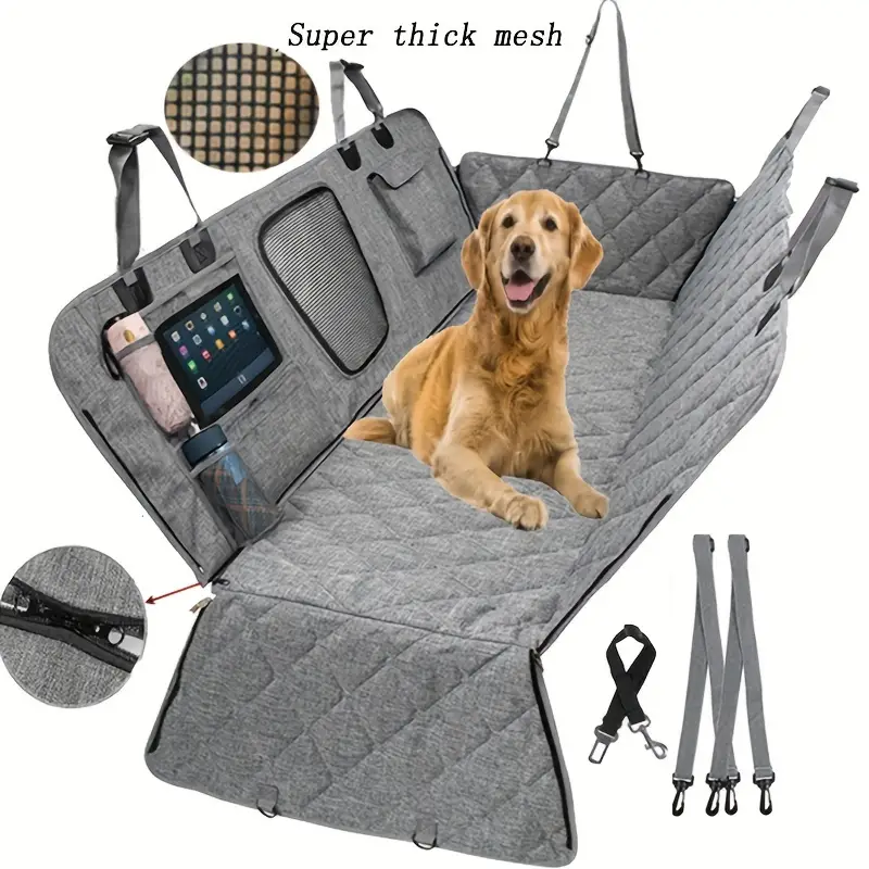 Husă impermeabilă pentru scaunul auto pentru câini🐶