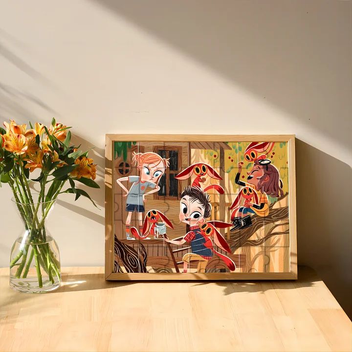 ✏Puzzle-uri din lemn personalizate conform imaginii clientului