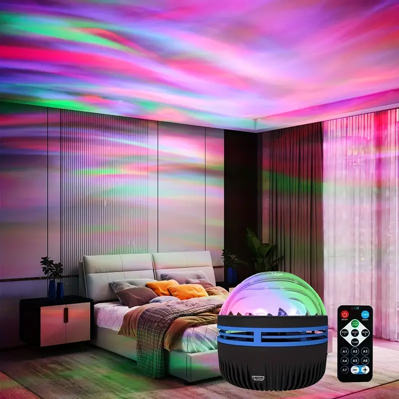 1pc northern led lights indoor atmosphere light holiday party house decor christmas gift details 2