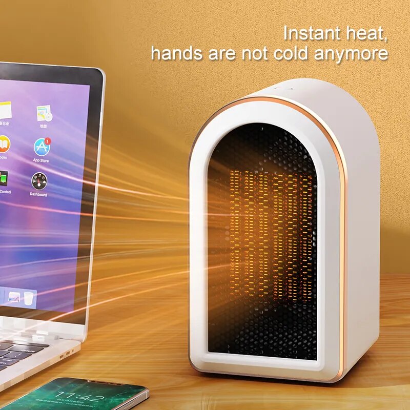 🔥🥶Portabil instant air heater desktop small indoor electric heater ceramic PTC heating fan radiator home office winter warmer