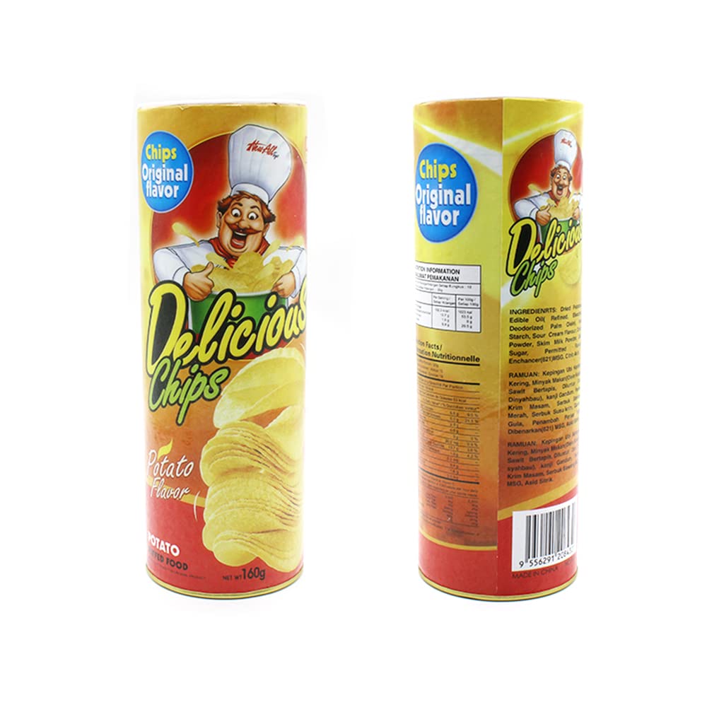 Șarpe care sărită cu chipsuri de cartofi