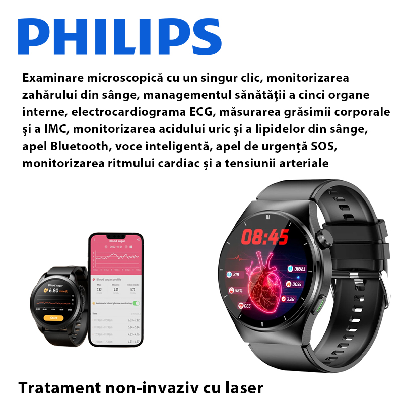  Ceas inteligent Philips pentru tratament cu laser (scanare întregului corp)