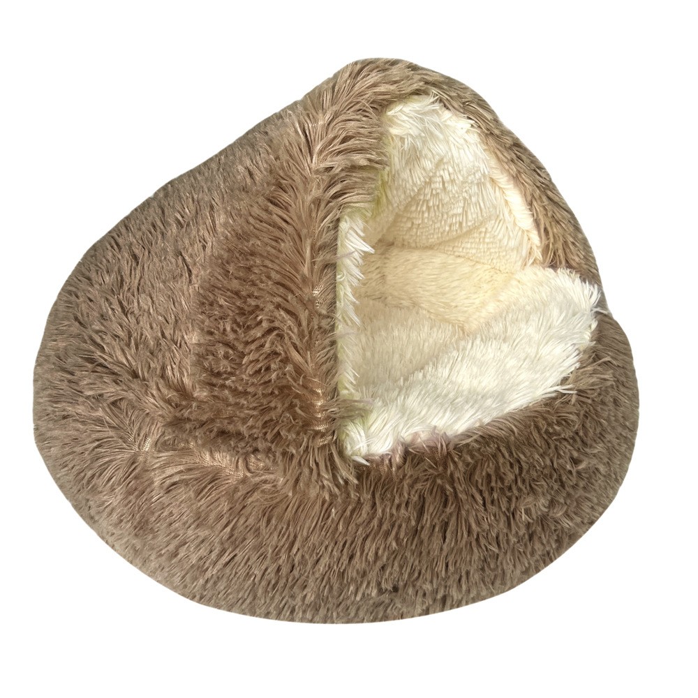 🔥Reducere de 50% - 🐶Casă semiînchisă pentru animale de companie Winter Warm Shell