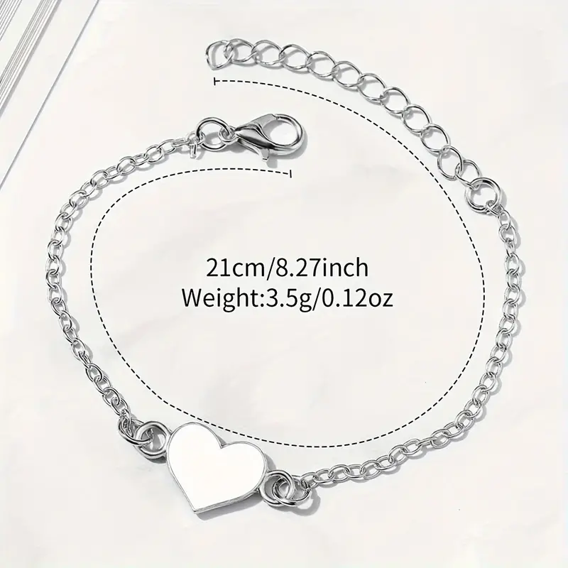 2pcs set womens watch hollow out fashion quartz watch analog pu leather wrist watch hert bracelet gift for girls her details 4