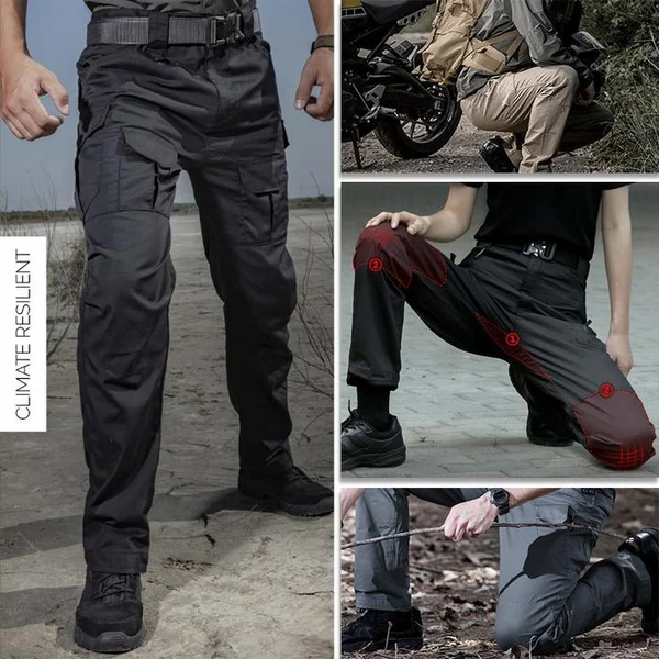 Calças tácticas para homem, com elástico, vários bolsos, estilo militar e urbano, impermeáveis, cargo, 6XL, nova coleção