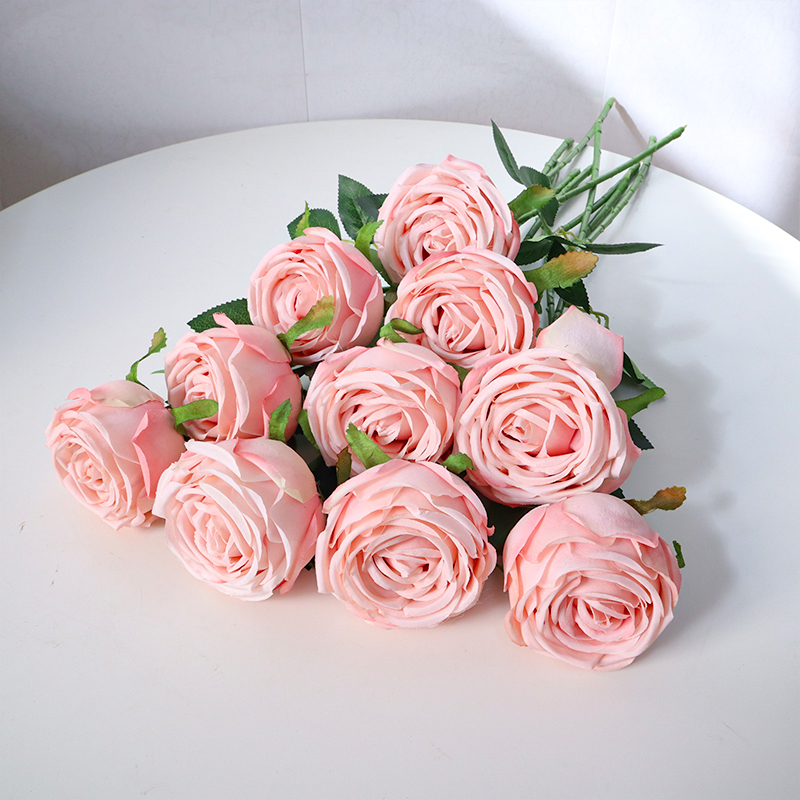 Fake Roses Decorative Flowers For Living Room Bulk Jad Flower