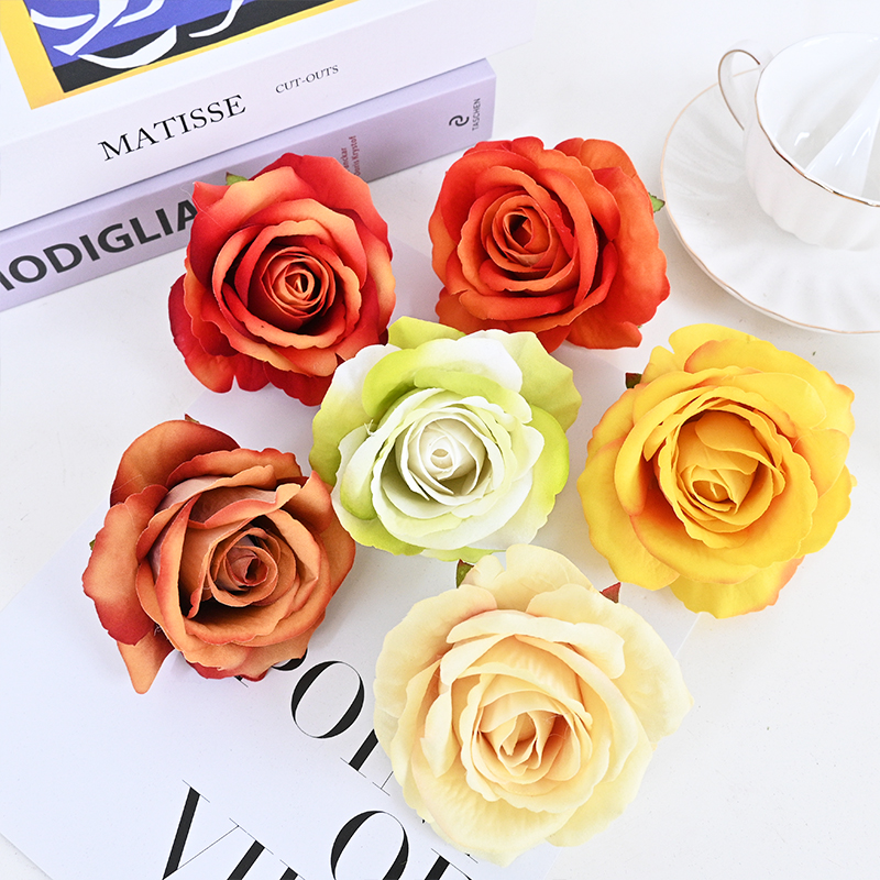 Popular Wedding Artificial Velvet Roses Flowers